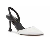 Hadya Pump Black/White Patent Synthetic view