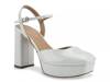 Nazria Platform Pump Off White view