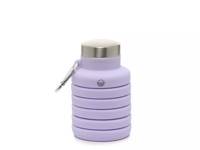 Foldable 550 mL Water Bottle Purple view