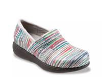 Meredith Sport Clog White/Multicolor Stripes view