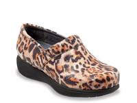 Meredith Sport Clog Beige Leopard Print view
