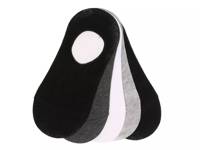 Women's No Show Liners - 5 Pack Black/White view