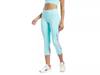 Workout Ready Run Printed Women's Capri Leggings Mint Green view