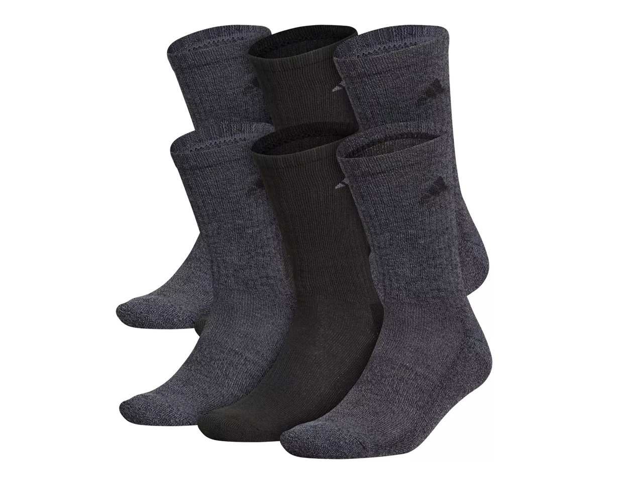 Cushioned Men's Crew Socks - 6 Pack