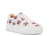Sidny Platform Sneaker White Baseball Print view