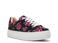 Sidny Platform Sneaker Black/Rose view