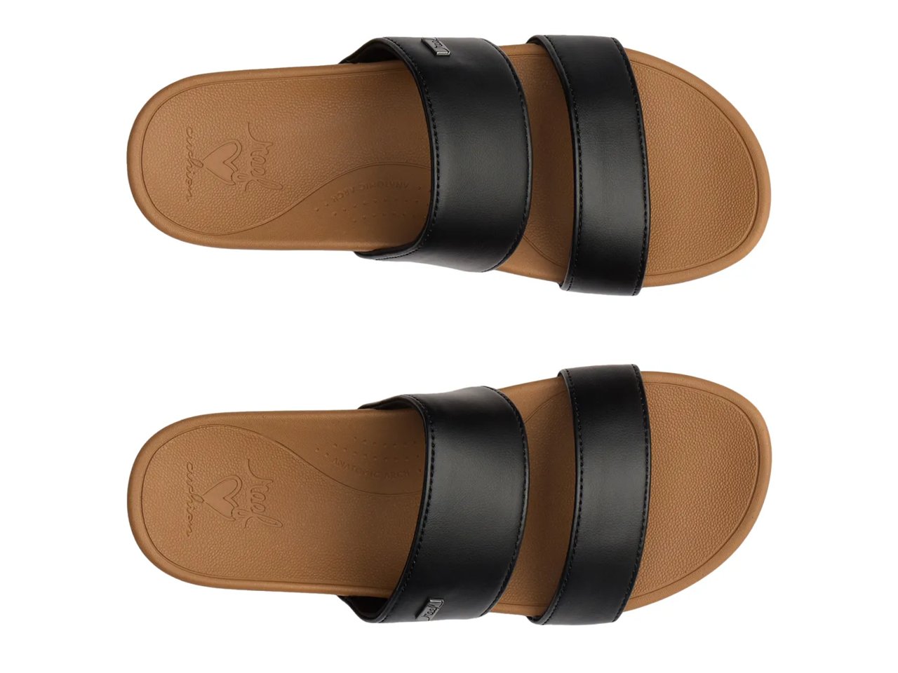 Banded Horizon Slide Sandal