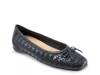 Gillian Ballet Flat Navy view