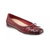 Gillian Ballet Flat Burgundy view