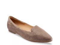 Harlowe Slip-On Taupe Polka Dot Fabric view