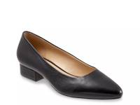 Jewel Pump Black Leather view
