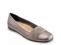 Samantha Ballet Flat Pewter Metallic view