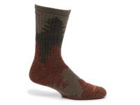 Brushed Thermal Men's Crew Socks Brown/Rust view