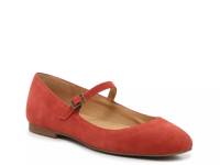 Sillani Mary Jane Flat Red Suede view