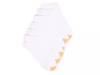 Solid Men's No Show Socks - 6 Pack White view