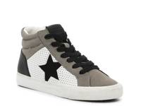 Lester Mid-Top Sneaker Taupe/White/Black view