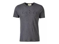 Logo Men's T-Shirt Grey view