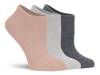 Powder Women's No Show Socks - 3 Pack Blush/Grey/Charcoal view