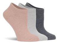 Powder Women's No Show Socks - 3 Pack Blush/Grey/Charcoal view