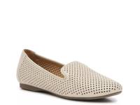 Peyton Loafer Gold Sparkle Fabric view