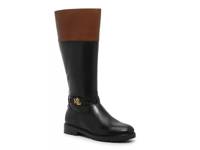 Everly Riding Boot Black/Cognac view