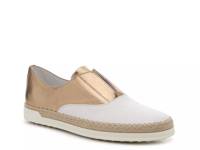 Gomma Slip-On Sneaker - Women's Rose Gold Metallic/White view