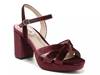 Lucky Platform Sandal Burgundy view