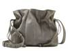 Dario Leather Crossbody Bag Grey view