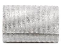 Jeweled Clutch Silver Metallic view