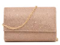 Jeweled Clutch Rose Gold Metallic view