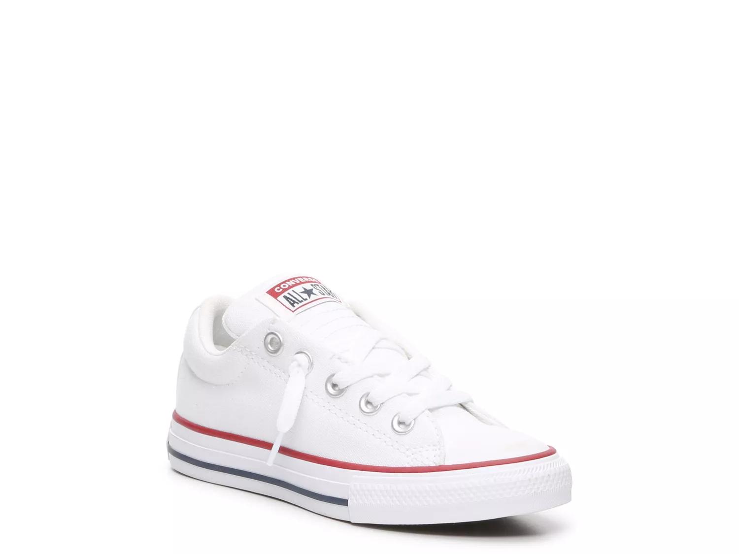 Converse Chuck Taylor All Stars PS Oxford Sneaker Kids' | Girl's | White | Size 1 Youth | Sneakers | Lace-Up