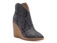 Crais Wedge Bootie Black/Grey Plaid view