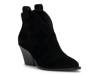Zadie Western Bootie Black Suede view