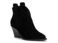 Zadie Western Bootie Black Suede view