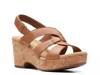 Giselle Beach Wedge Sandal Light Brown view