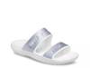 Classic Glitter 2 Slide Sandal Silver Metallic view