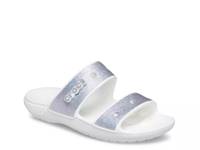 Classic Glitter 2 Slide Sandal Silver Metallic view