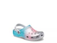 Glitter Clog - Kids' Blue/Pink/Silvertone view