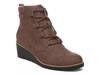Zone Wedge Bootie Dark Brown view