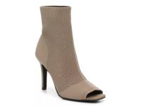 Saddie Peep-Toe Boot Taupe/Stone view