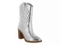 Raylyn Western Boot Silver Metallic view