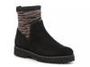 Sara Sock Boot Black/Brown Tiger Print view