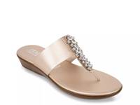 Caty Wedge Sandal Gold Metallic view