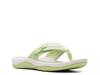 Sunmaze Shine Flip Flop Green view