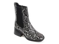 Desree Bootie Black/White Snake Print view