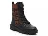 Olina Combat Boot Black/Cognac view