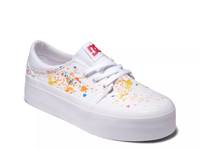 Trase Platform Sneaker White/Orange/Blue view