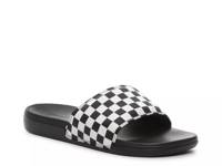 Range Slide Sandal - Men's Black/White Checkered view