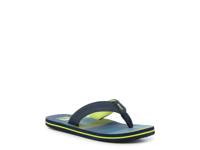 Uni Flip Flop  - Kids' Navy Stripe Print view