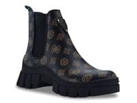 Hestia Boot Black/Brown Logo Print view